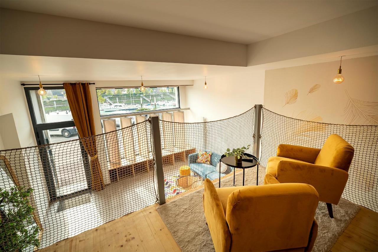 Loft De Luxe Le Chic, Grand Jacuzzi, Vue Port De Plaisance Apartment Saint-Valery-en-Caux Exterior foto
